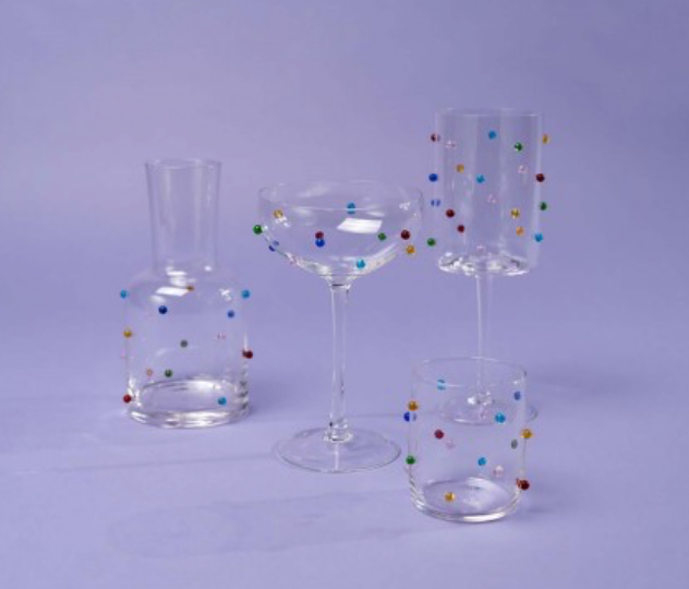 Carafe dots H.19cm