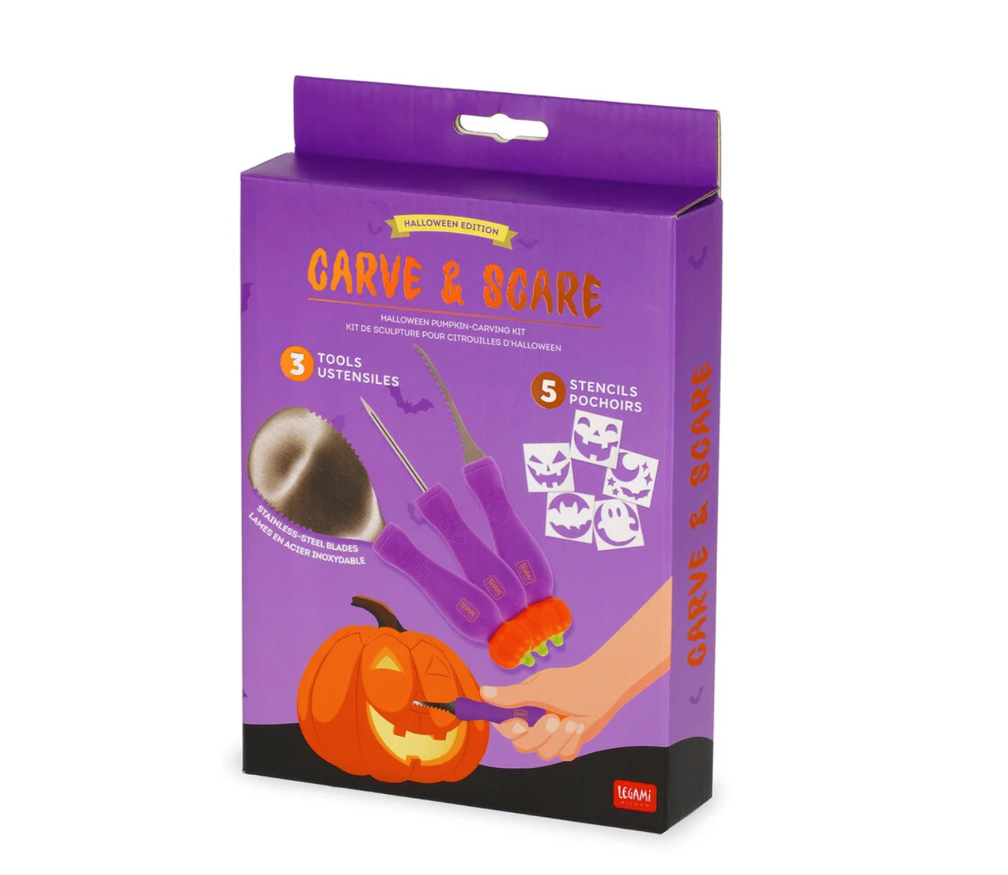 Legami Kit de sculpture - Citrouilles Halloween