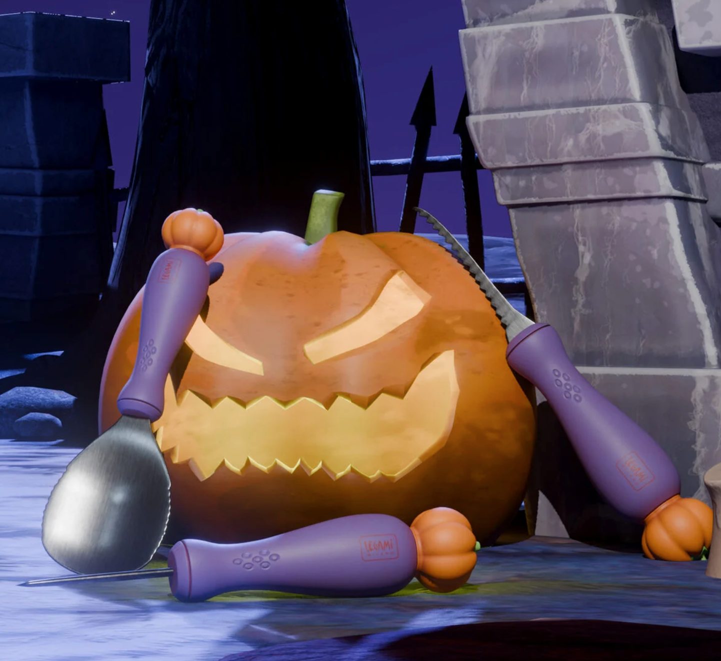 Legami Kit de sculpture - Citrouilles Halloween