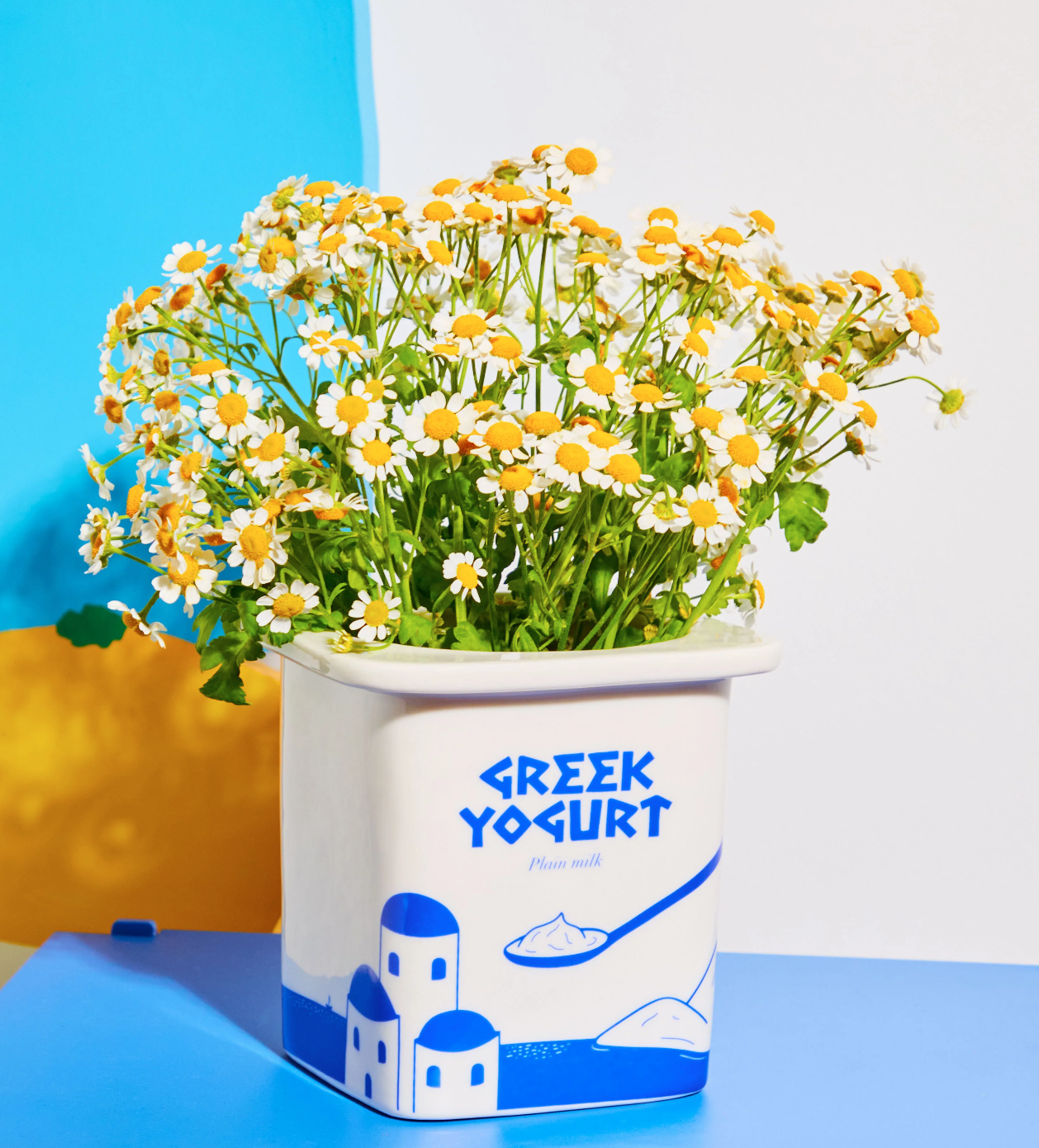 Vase - Pot de yaourt grec