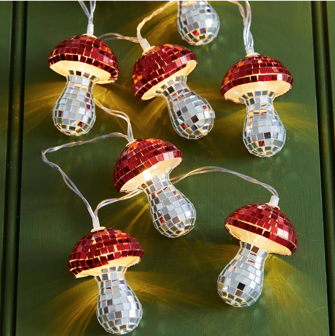 Guirlande champignon disco