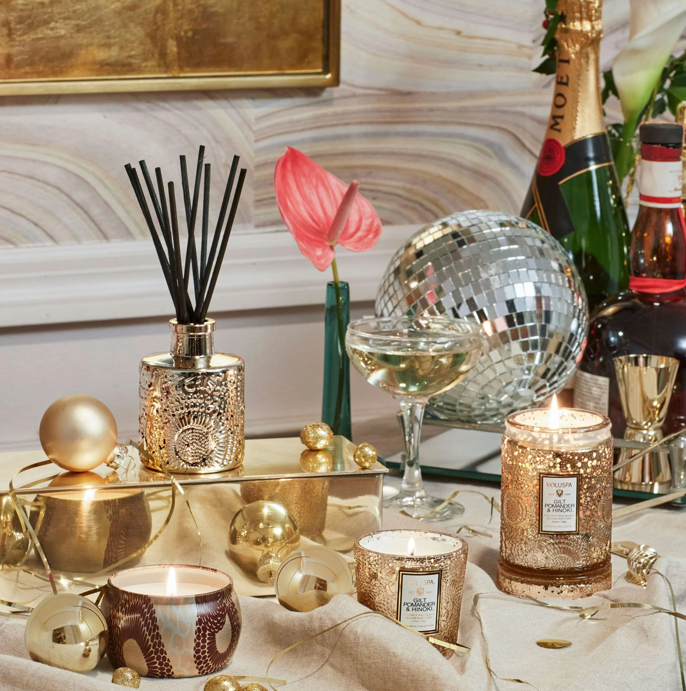 Voluspa diffuseur de parfum - Gilt holiday reed