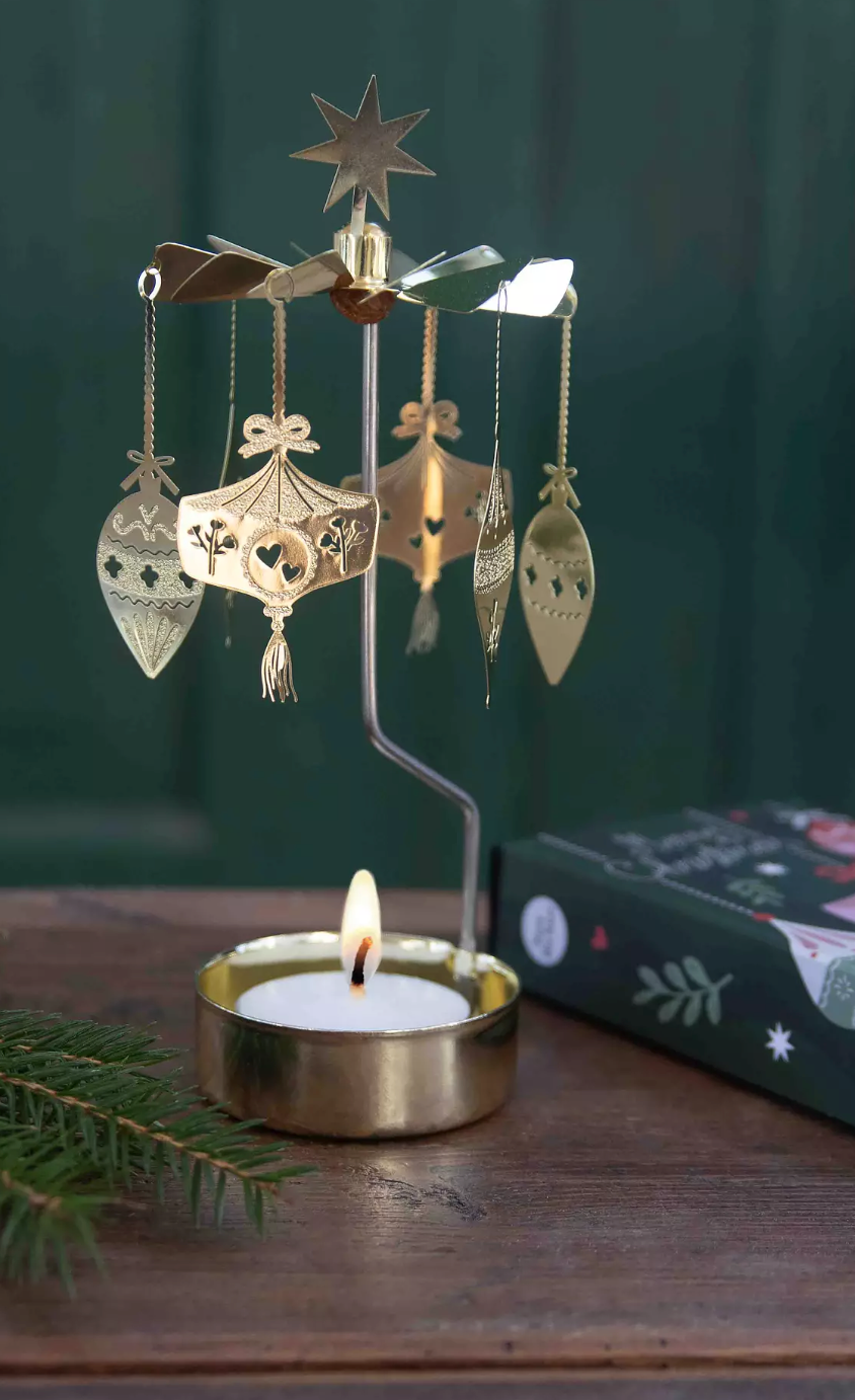 Carrousel bougie Noël - Angel chime