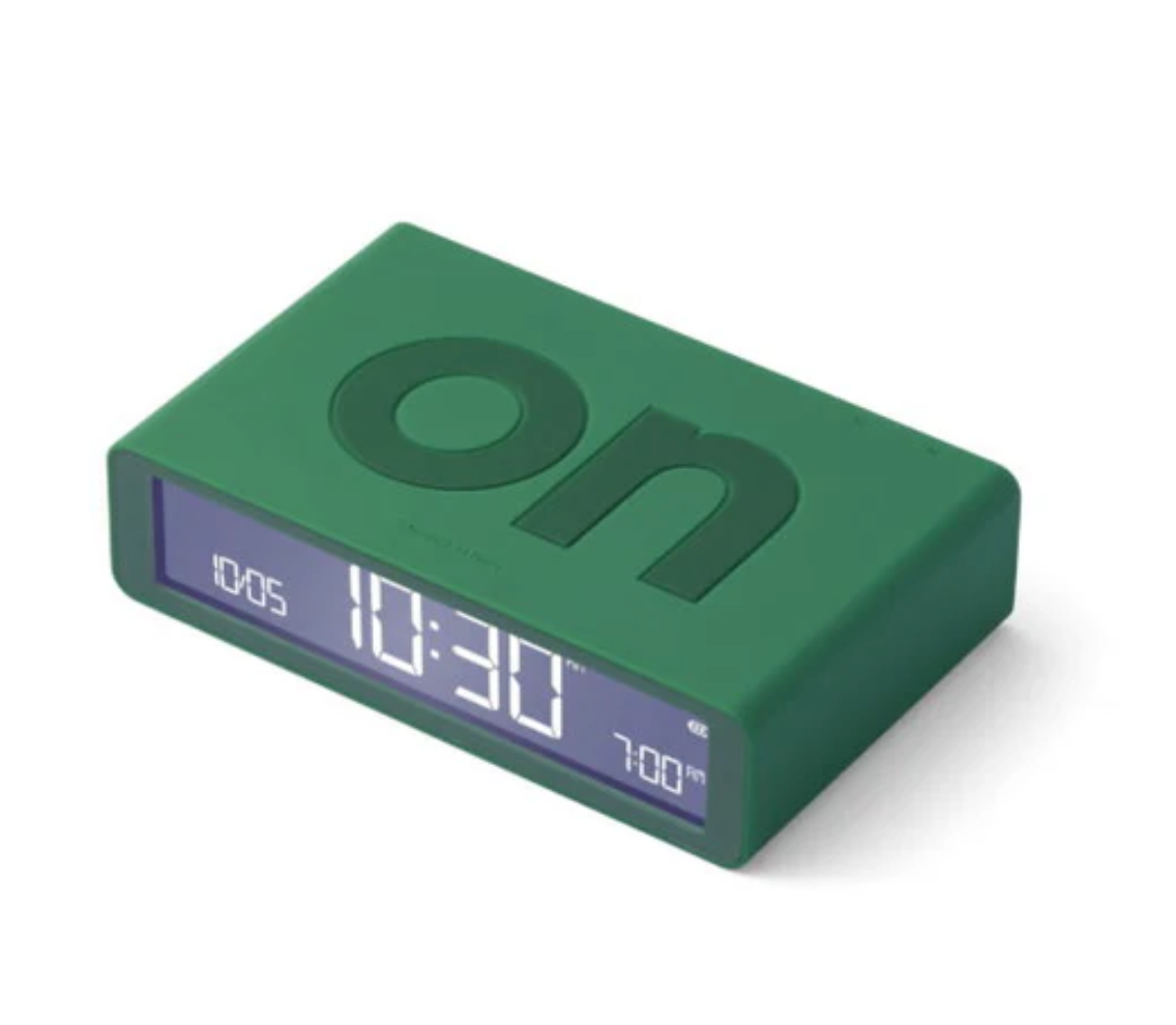 Réveil Flip Classic Lexon - Vert