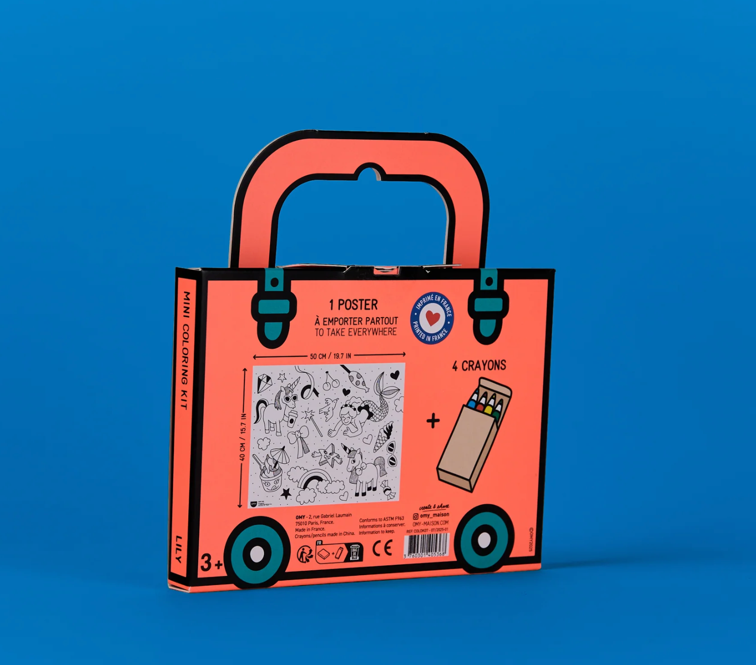 OMY Mini coloriage kit - Lily