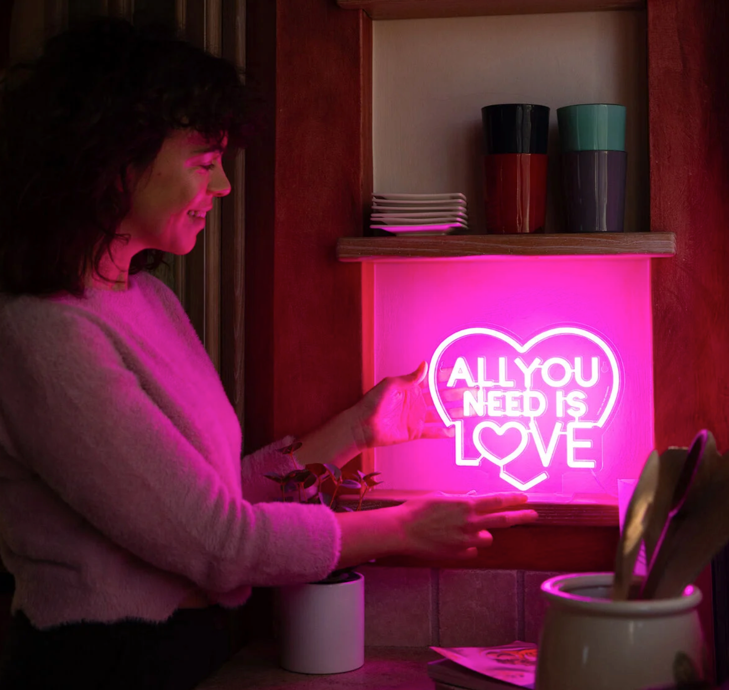 Legami Lampe LED - All you need is love