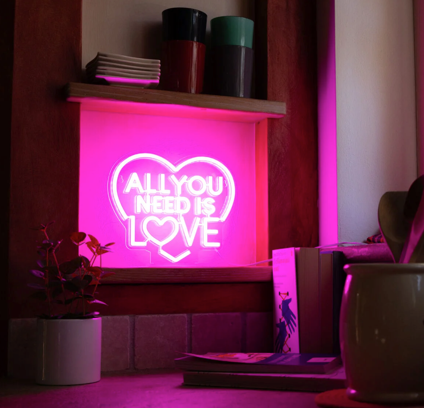 Legami Lampe LED - All you need is love