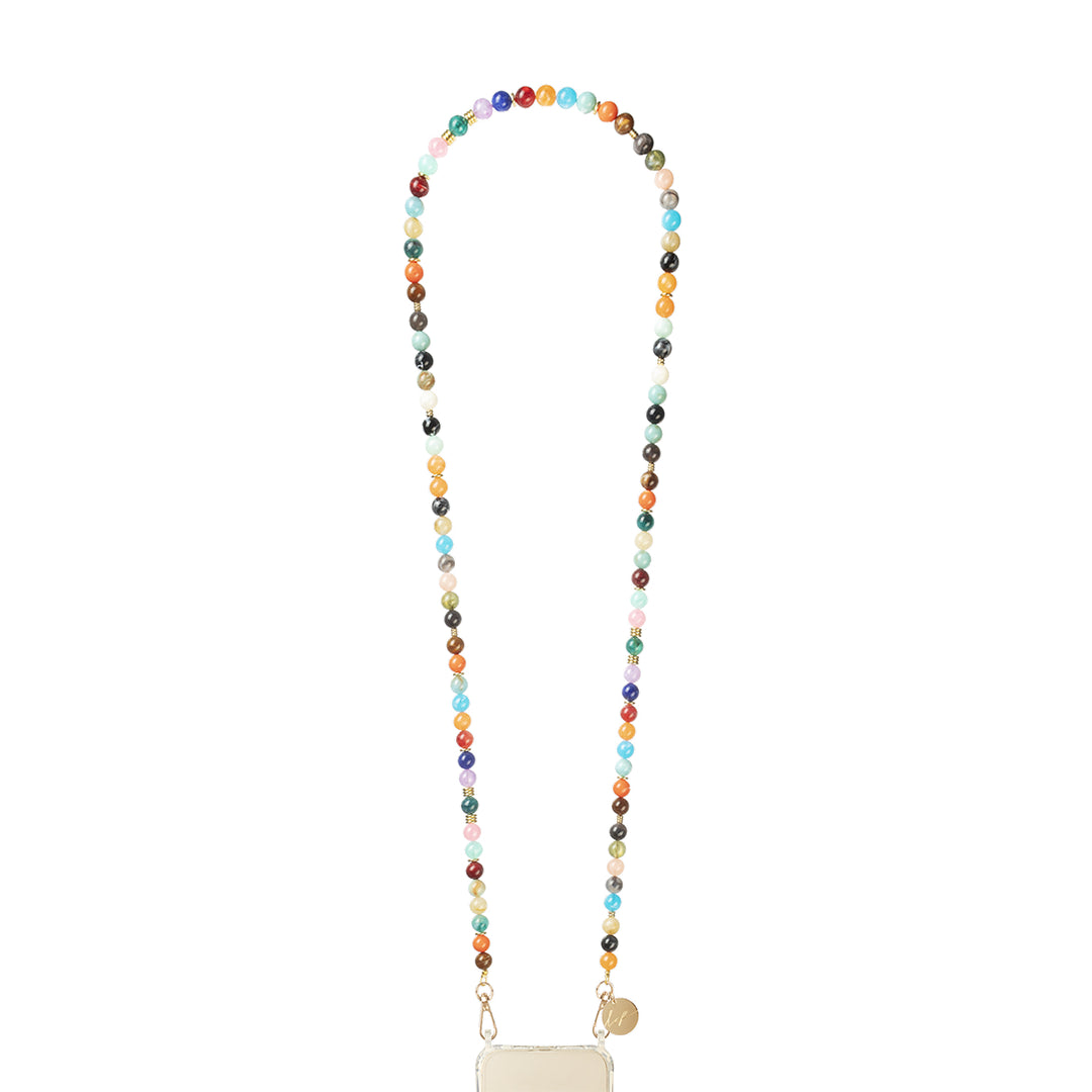 Chaîne de téléphone Bijou - Harper perles multicolores