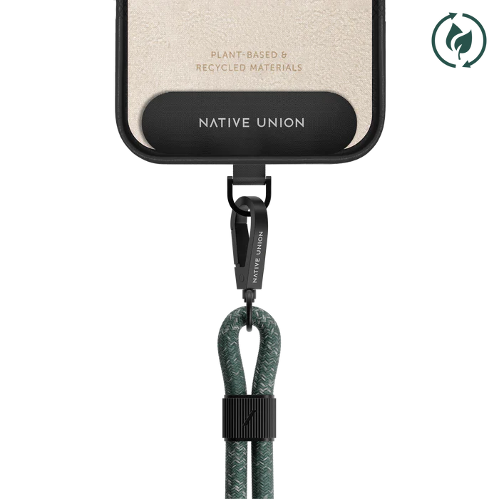 Native Union bandoulière de téléphone city sling - vert