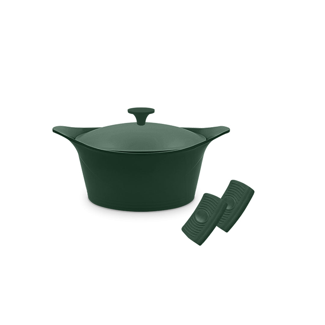 Cookut Cocotte ma jolie cocotte ø 24 cm + Maniques - Fougère