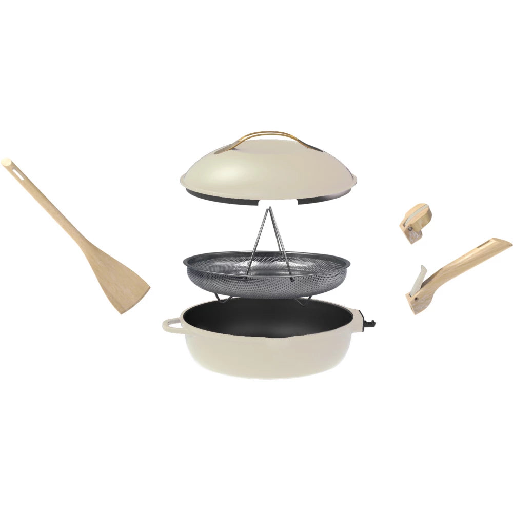 Cookut La Fabuleuse Poêle 8 en 1 - ø 28 cm - Meringue