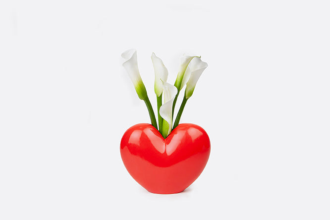 Vase - Coeur Rouge