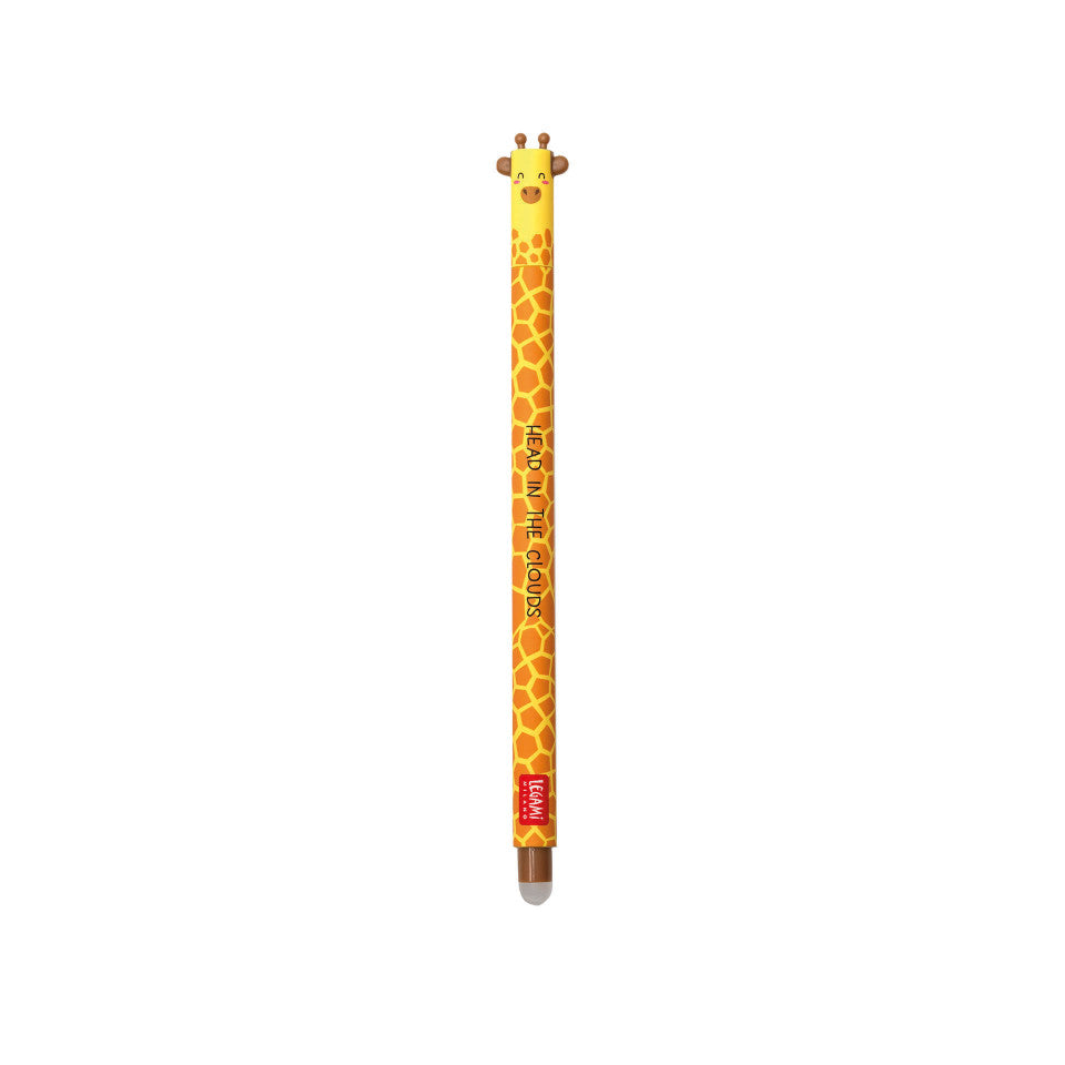 Set de 3 stylos gel effaçable - animaux