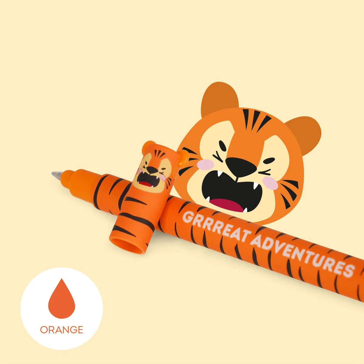 Legami Stylo Gel Effaçable 0.7mm - Tigre