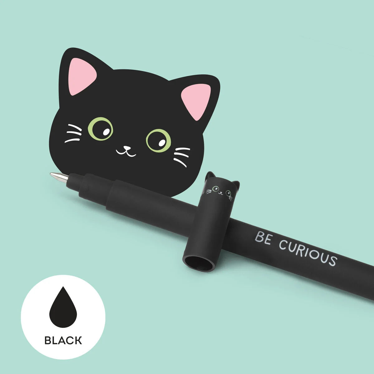 Legami Stylo Gel Effaçable 0.7mm - Kitty