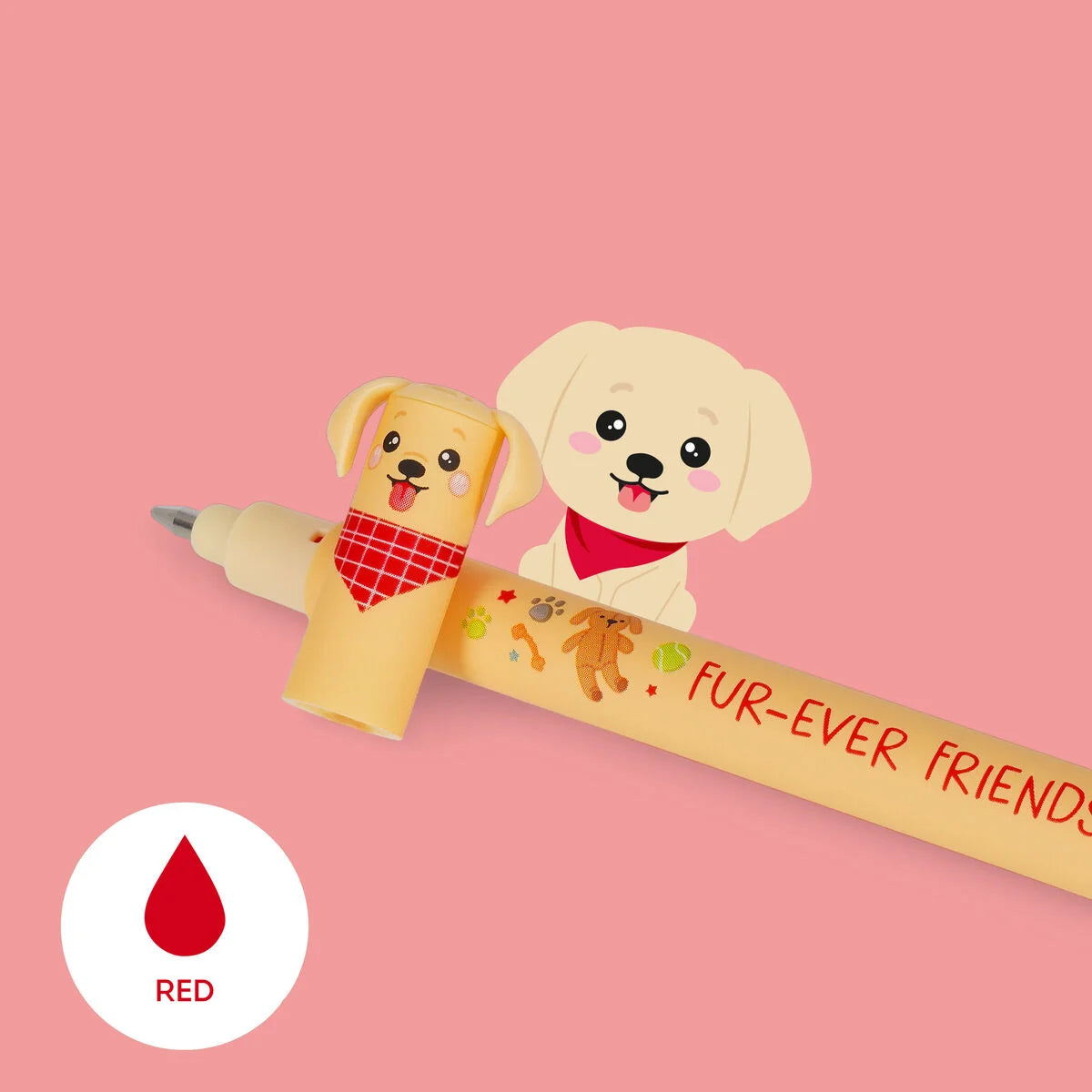 Legami Set de 3 stylos effaçables - Fur ever friends
