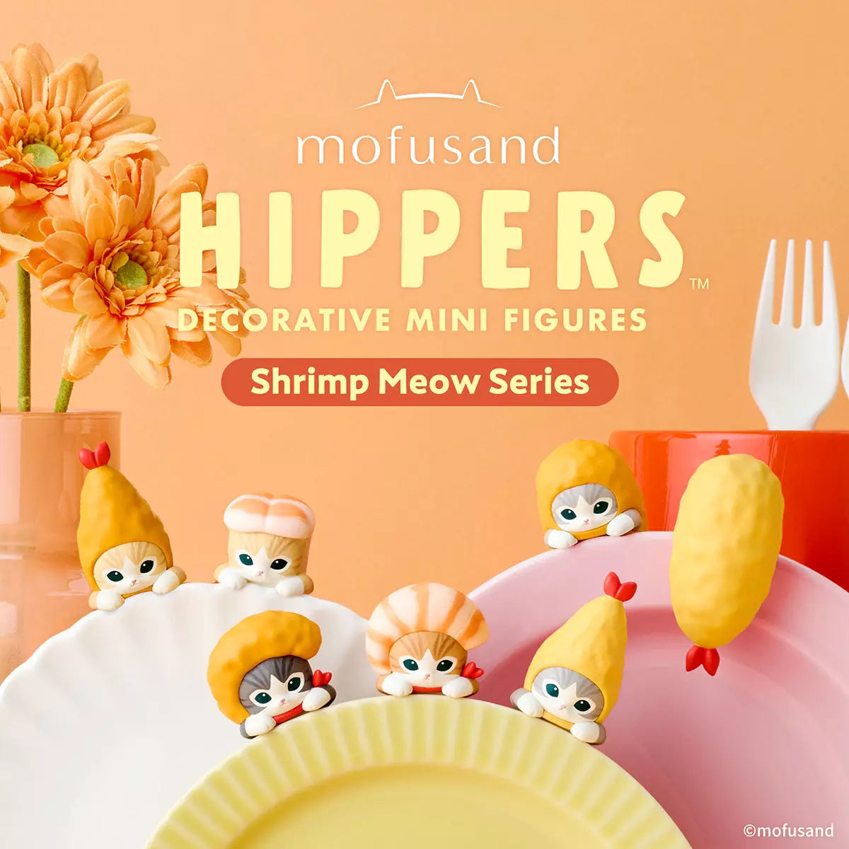 Figurine Hippers Mofusand -Shrimp Meow Series