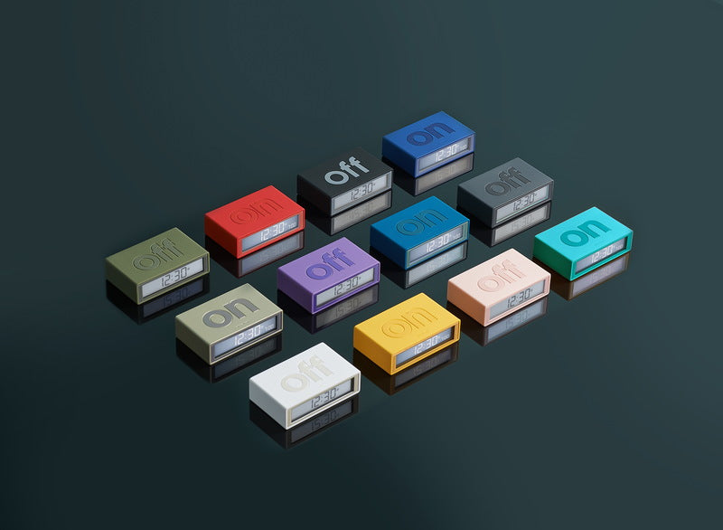 Réveil Flip mini Lexon - Rouge