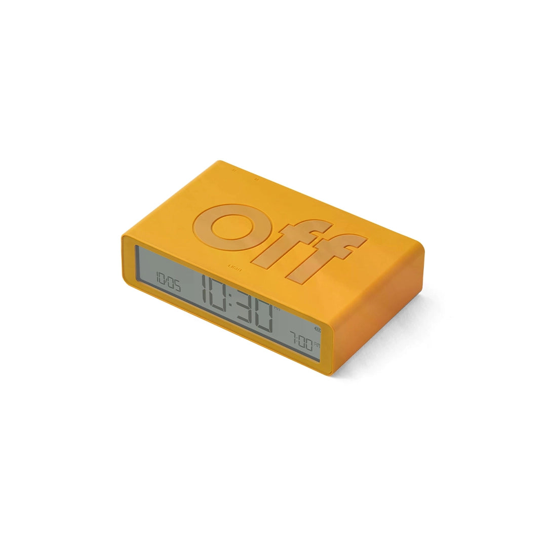 Réveil Flip Classic Lexon - Jaune