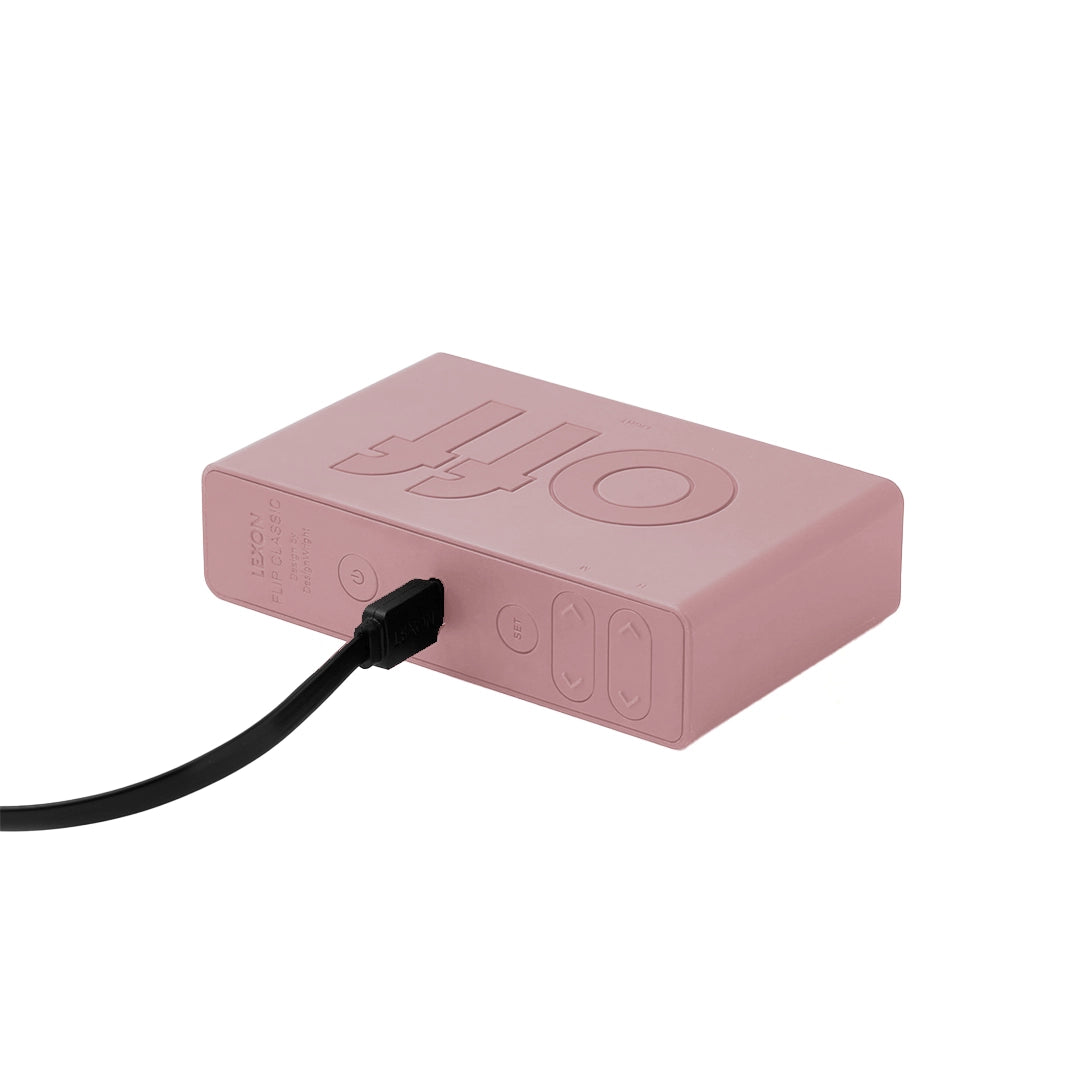 Réveil Flip Classic Lexon - Rose