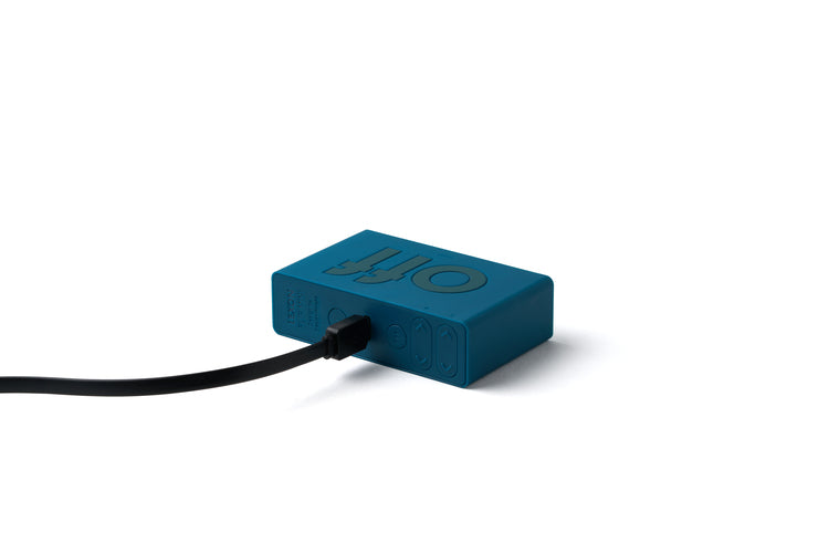 Réveil Flip mini Lexon - Bleu canard