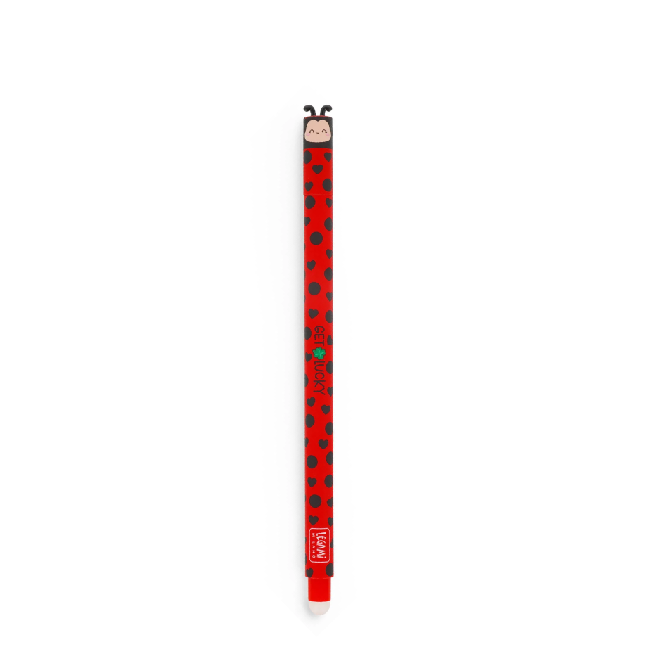 Legami Stylo Gel Effaçable 0,7mm - Coccinelle