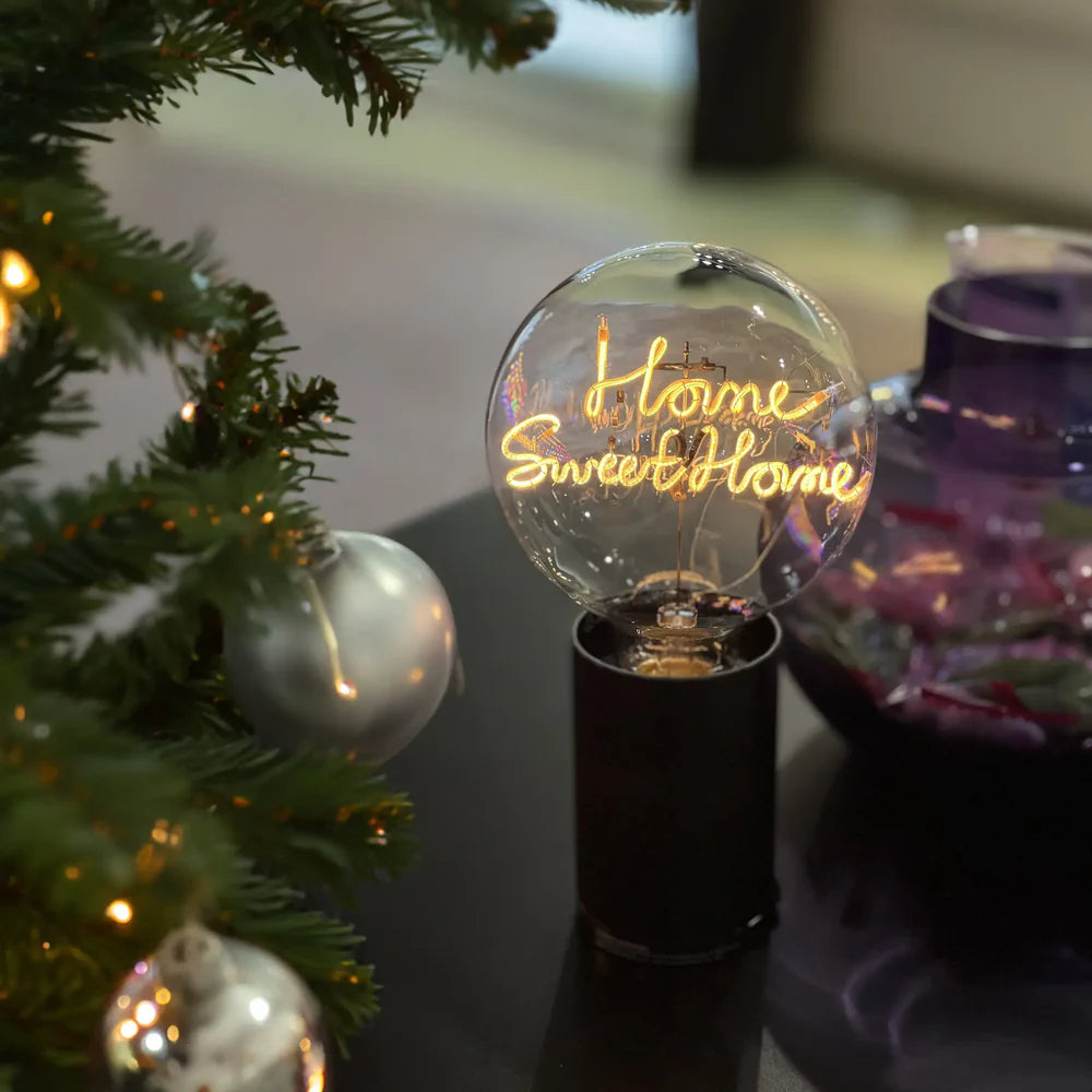 Ampoule Home sweet home pour socle portable / H 17 cm