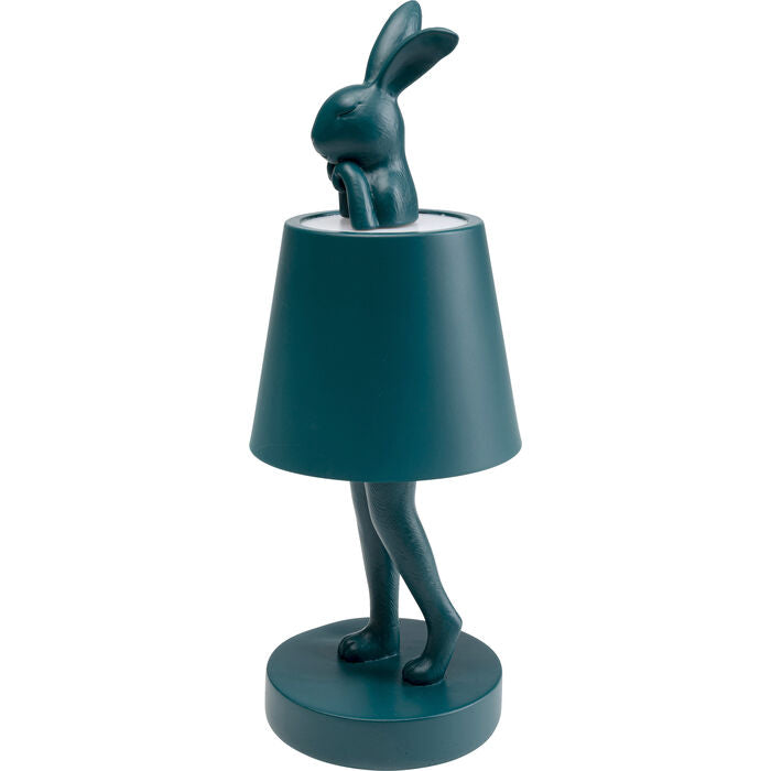 Lampe de table LED Lapin sans fil outdoor - Pétrole