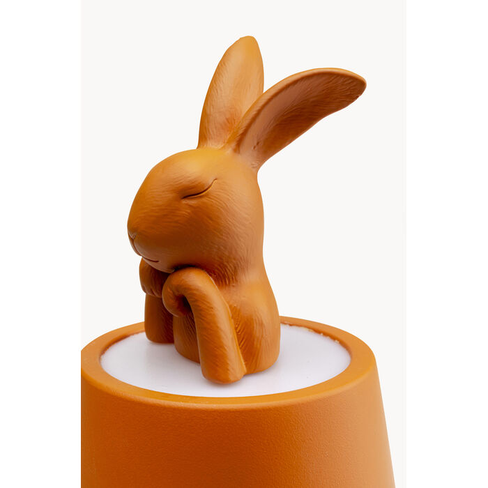 Lampe de table LED Lapin sans fil outdoor - Orange