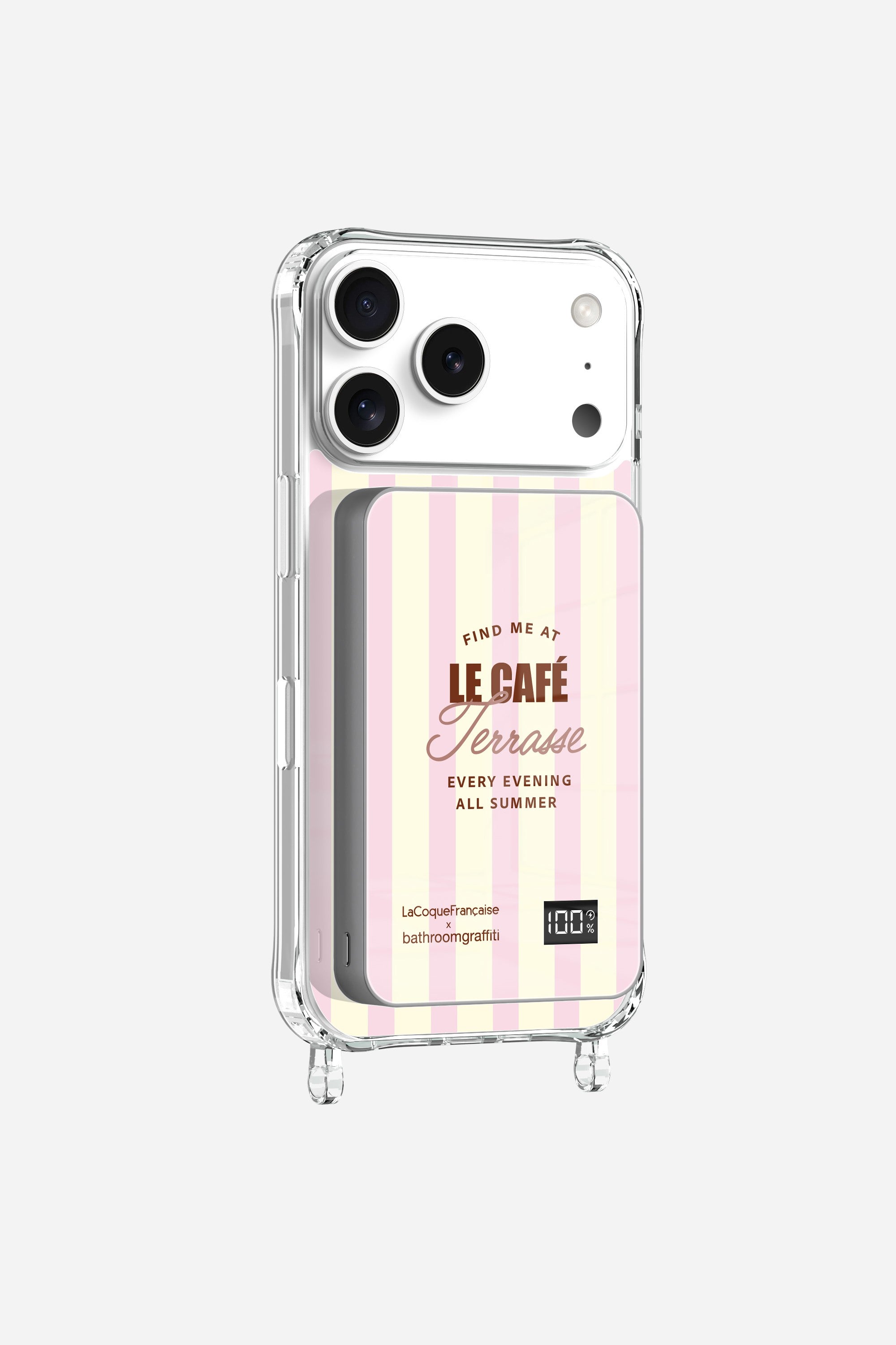 Batterie externe La Coque Française x Bathroom Graffiti