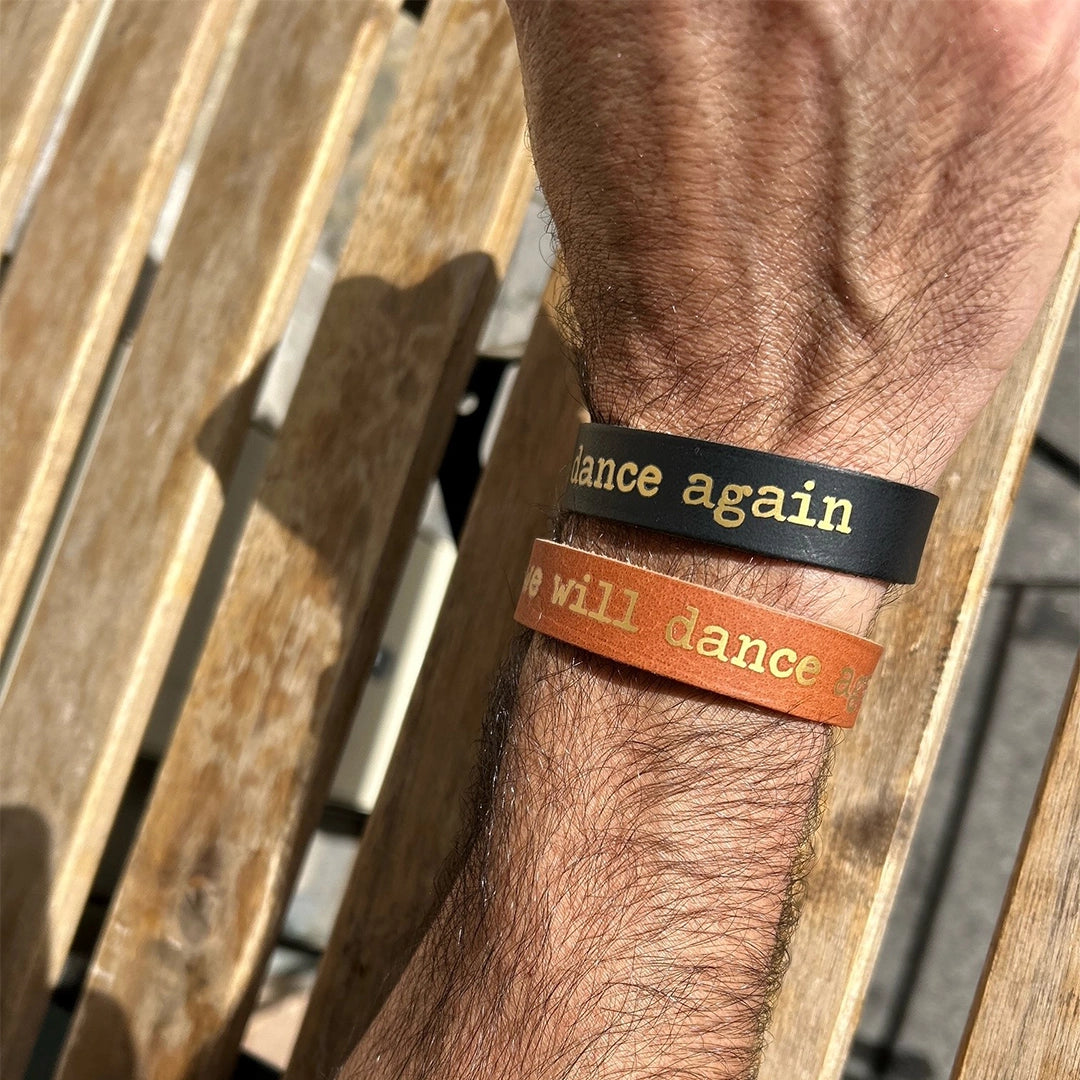 Bracelet cuir - We will dance again