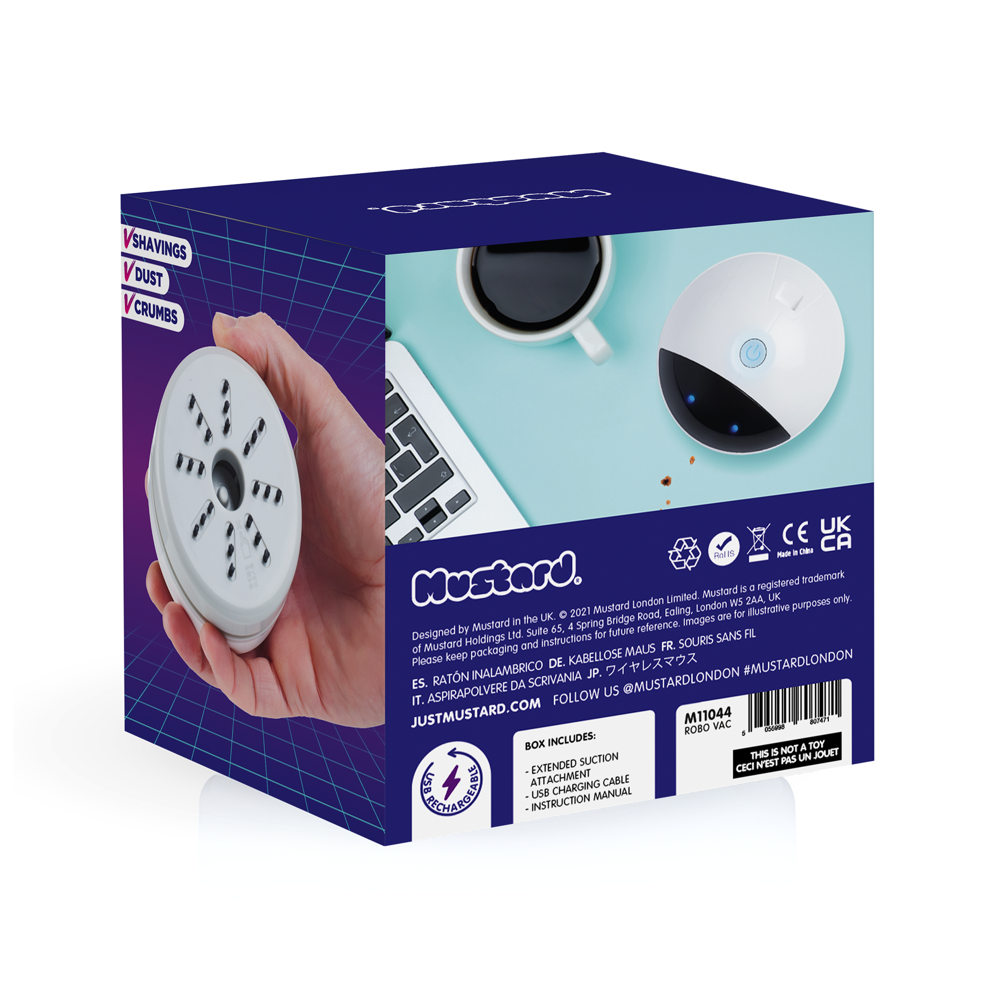 Mini aspirateur de bureau robot