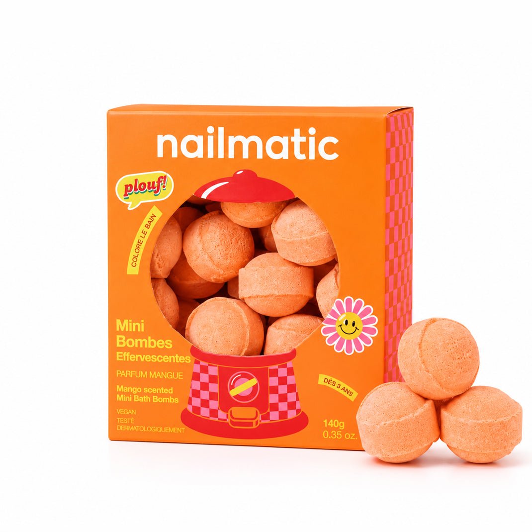 Mini billes de bain effervescentes