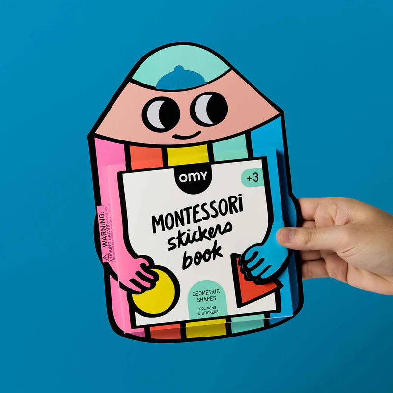 OMY Carnet de stickers Montessori - geometric shapes
