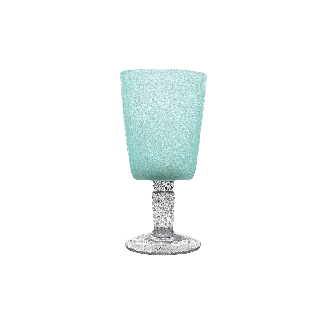 Memento Verre à pied - Turquoise