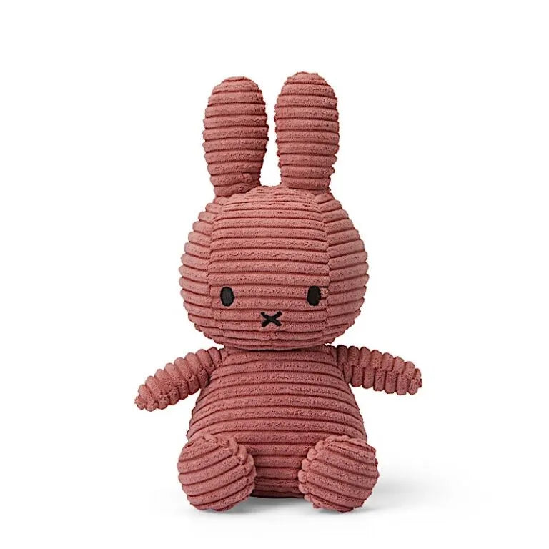 Doudou - Lapin Miffy Velours côtelé vieux rose