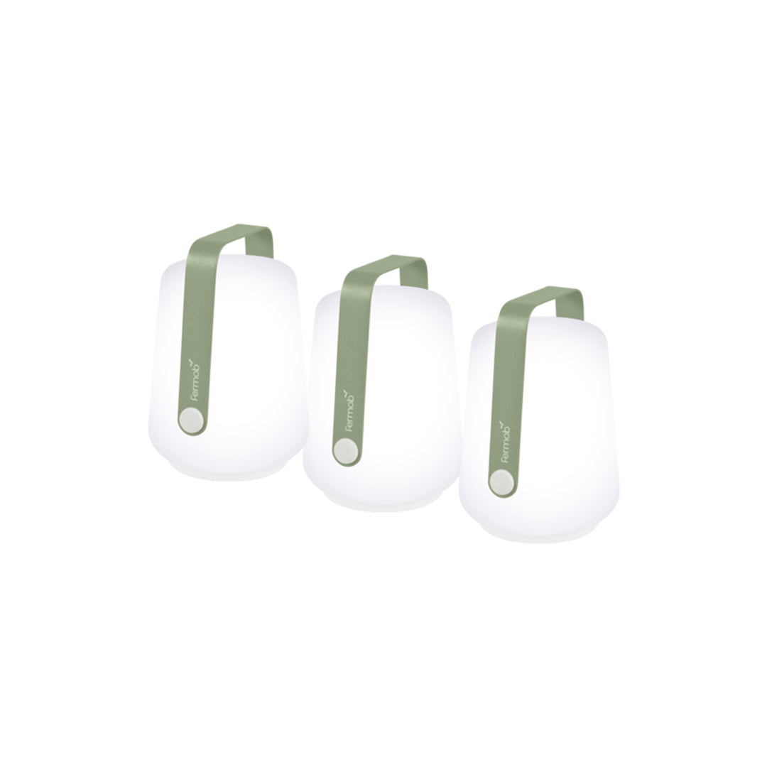 Fermob Set de 3 mini Lampes rechargeables Balad - Cactus