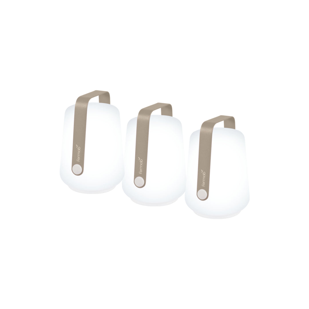 Fermob Set de 3 mini Lampes rechargeables Balad - Muscade