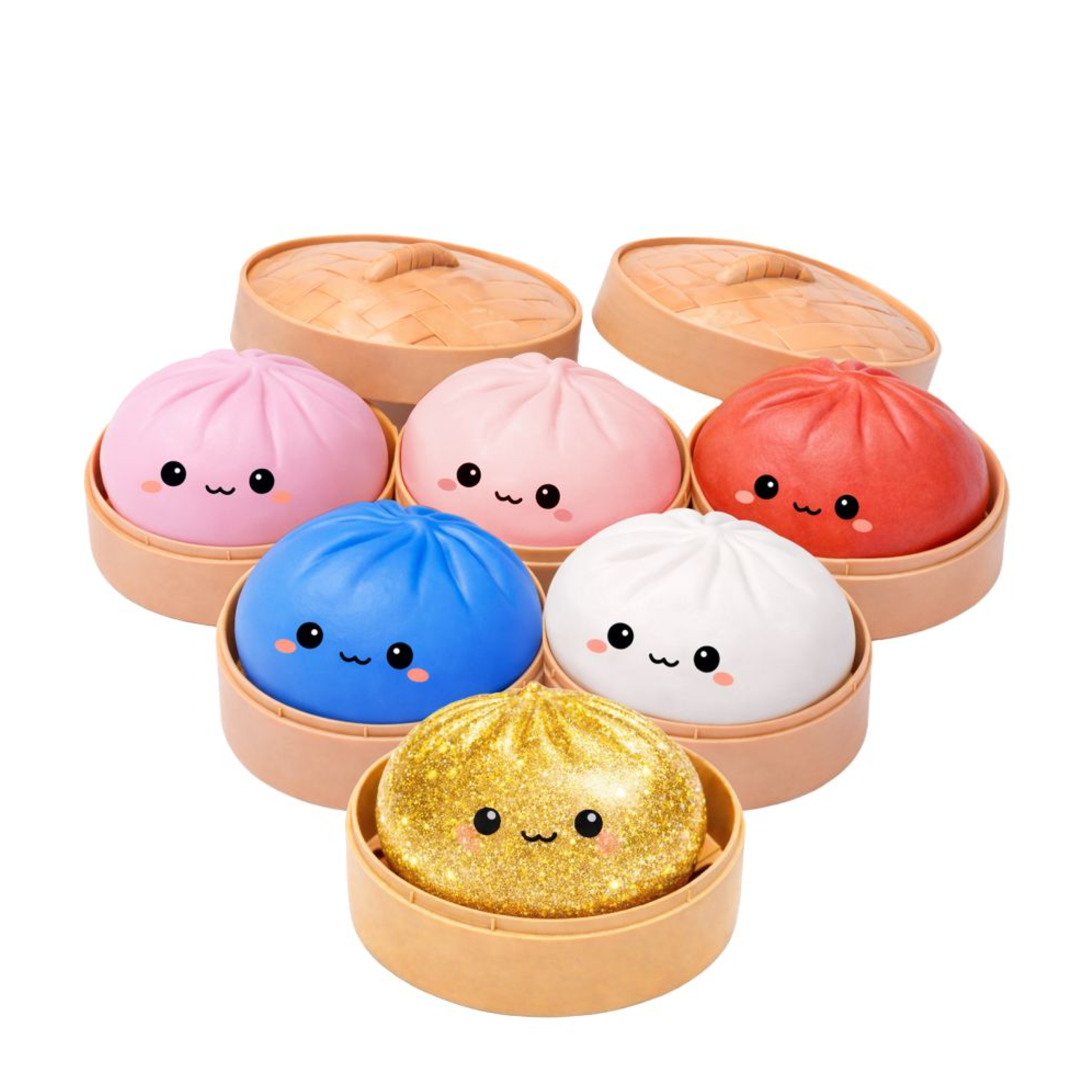Mini lucky bao mystère squishy à collectionner.