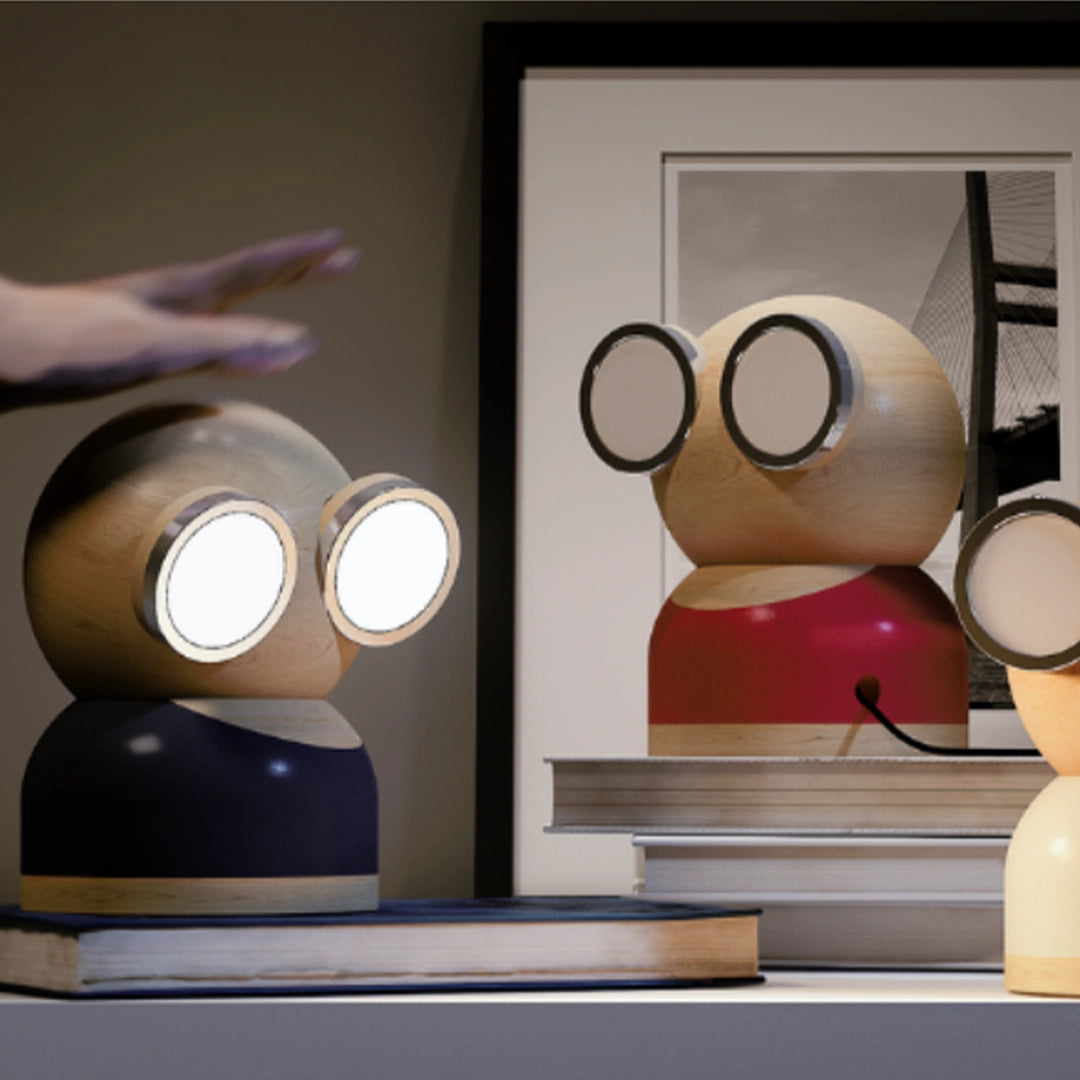 Lampe bois - Mr Watt Google