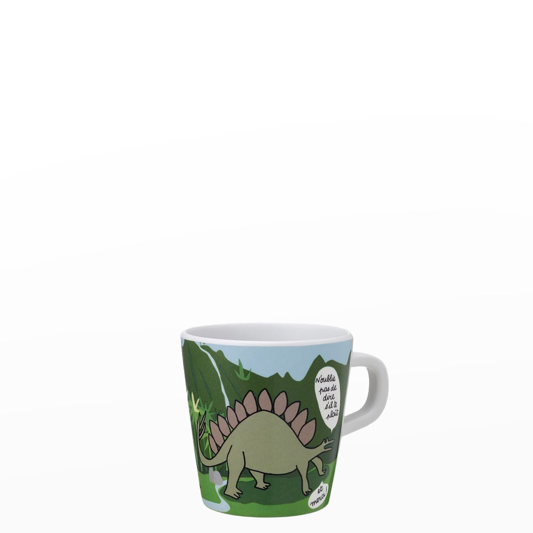 Petit Jour Mug - Les Dinosaures "Mâche bien"