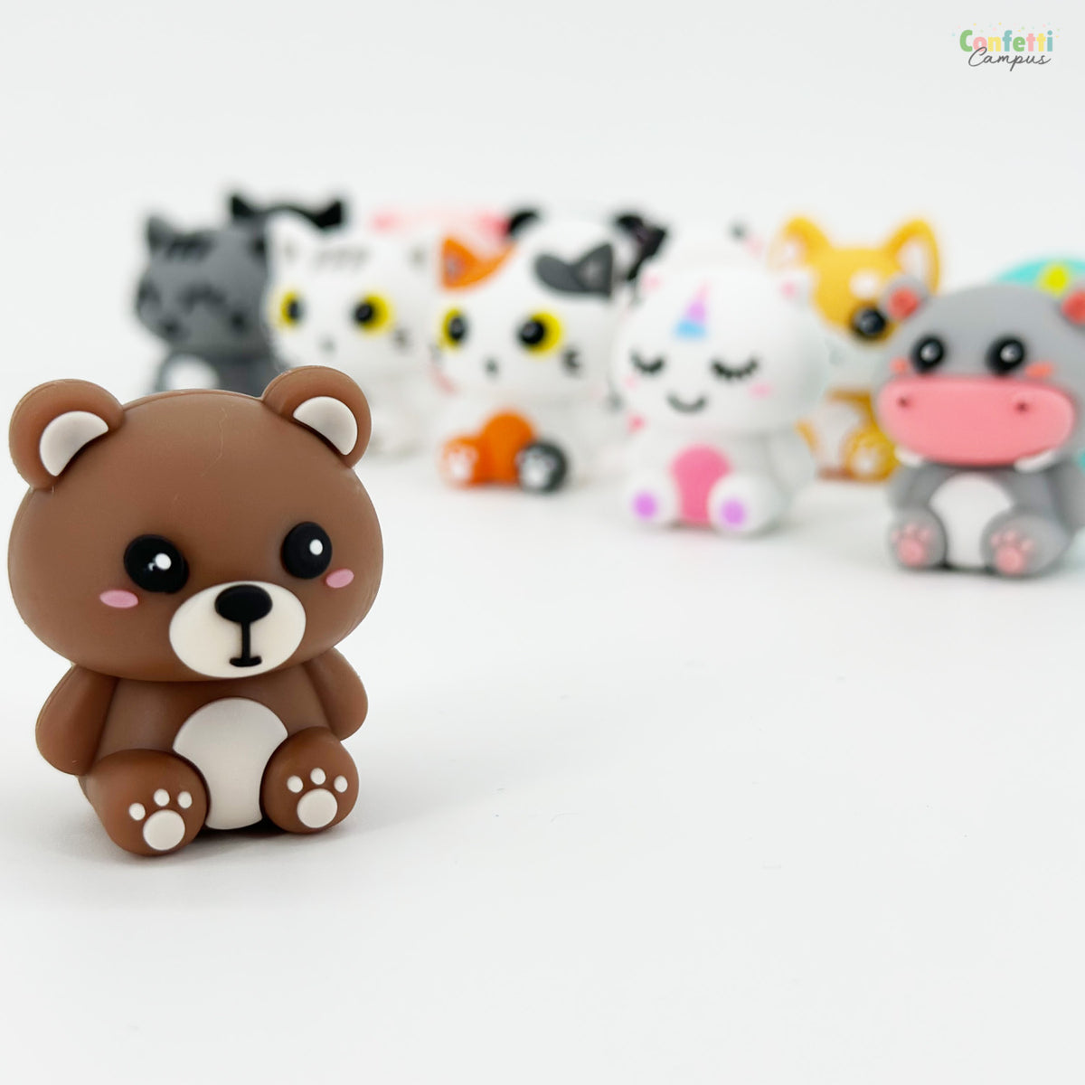 Gommes 3D - Animaux