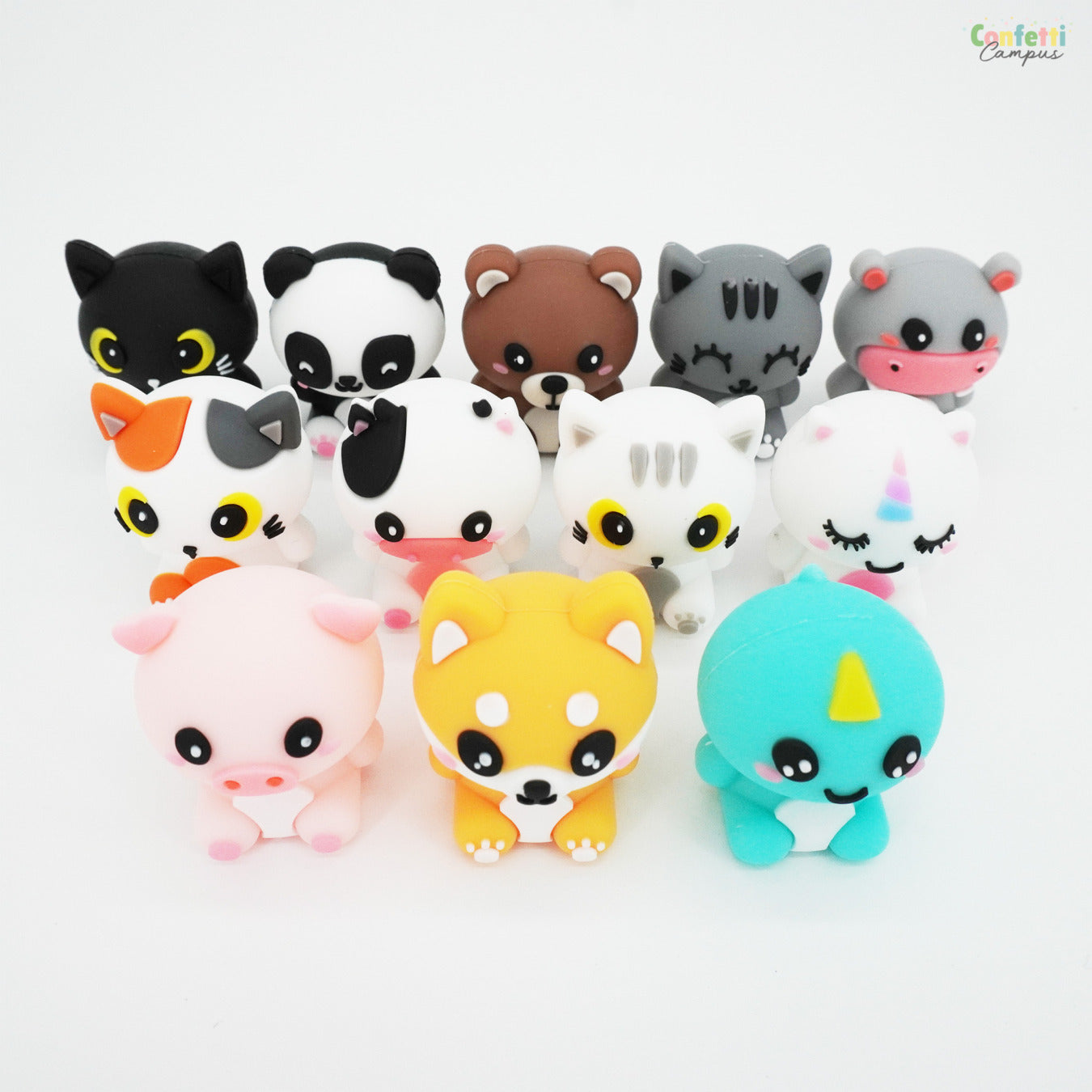Gommes 3D - Animaux