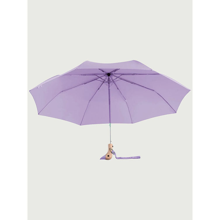 Parapluie compact avec manche Duck - lilac