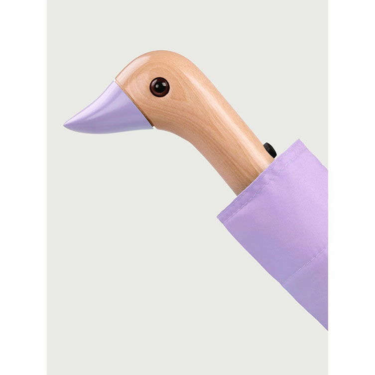 Parapluie compact avec manche Duck - lilac