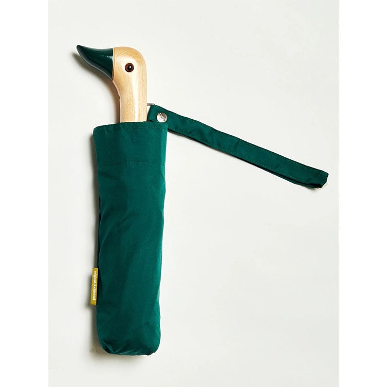 Parapluie compact avec manche Duck - forest green