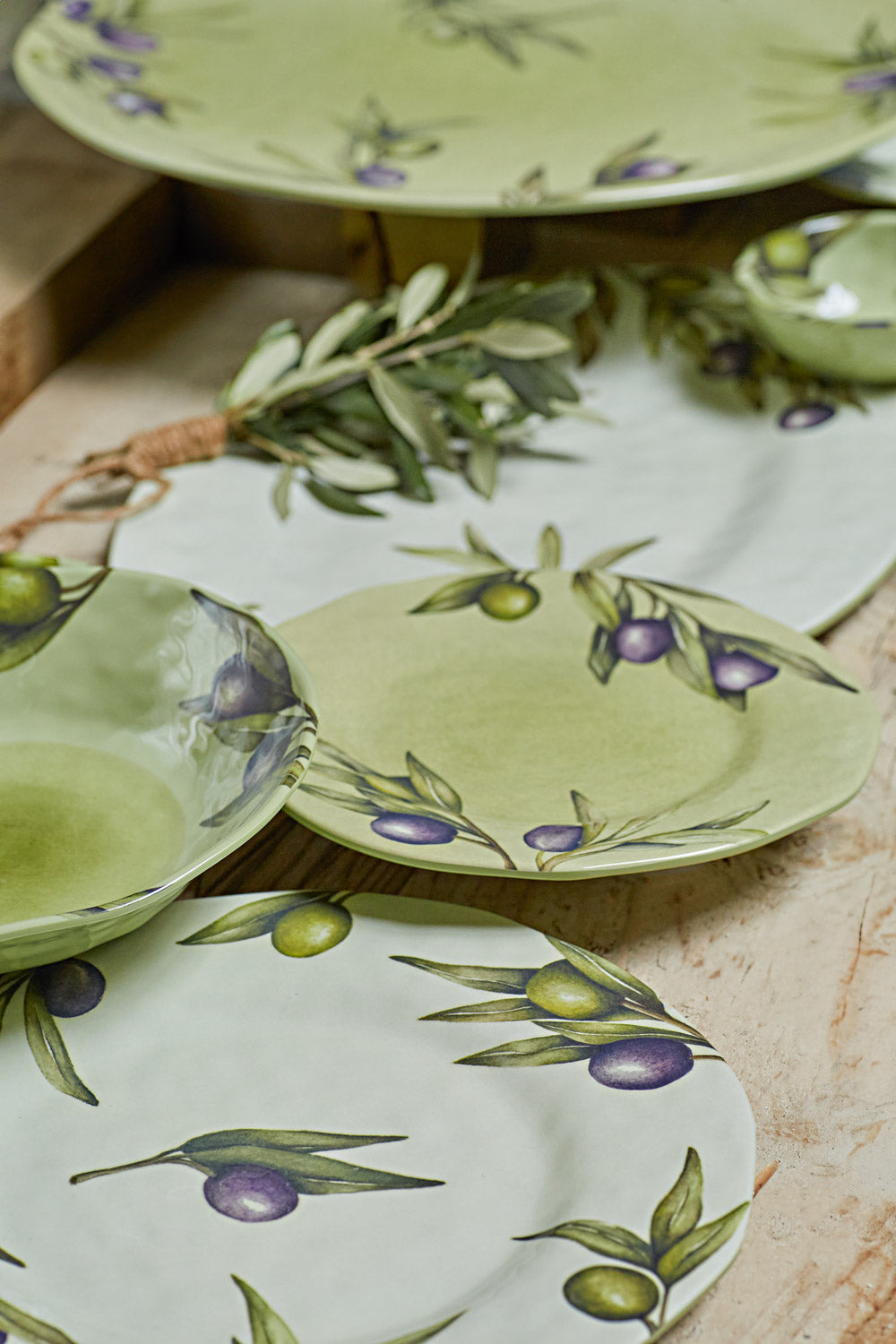 Assiette plate mélamine Ø 27 cm - Olyvia