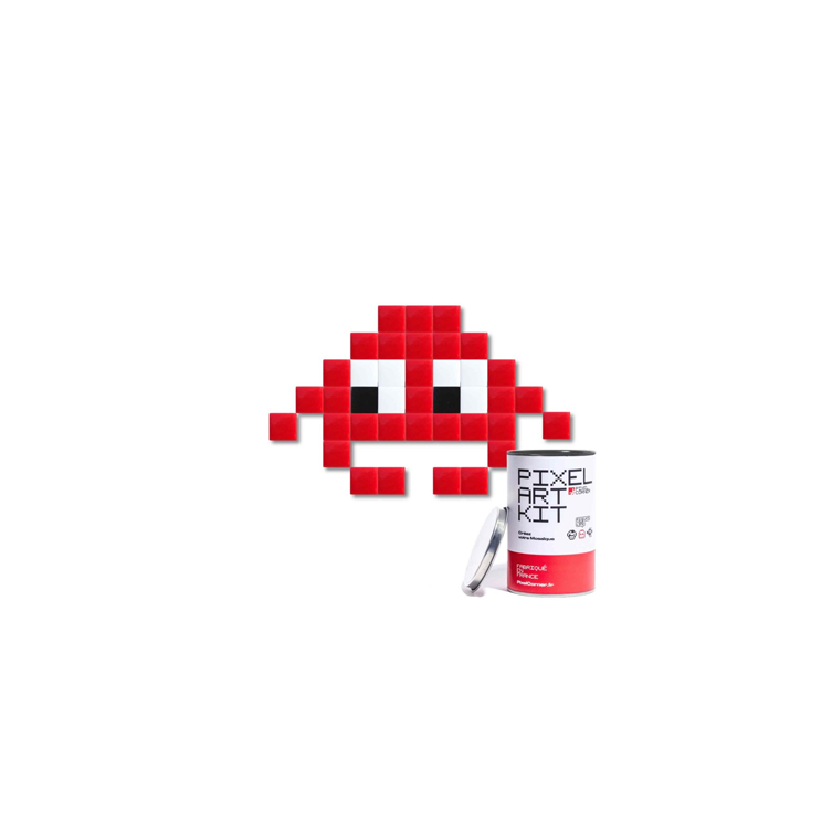 Pixel Art kit - Alien rouge
