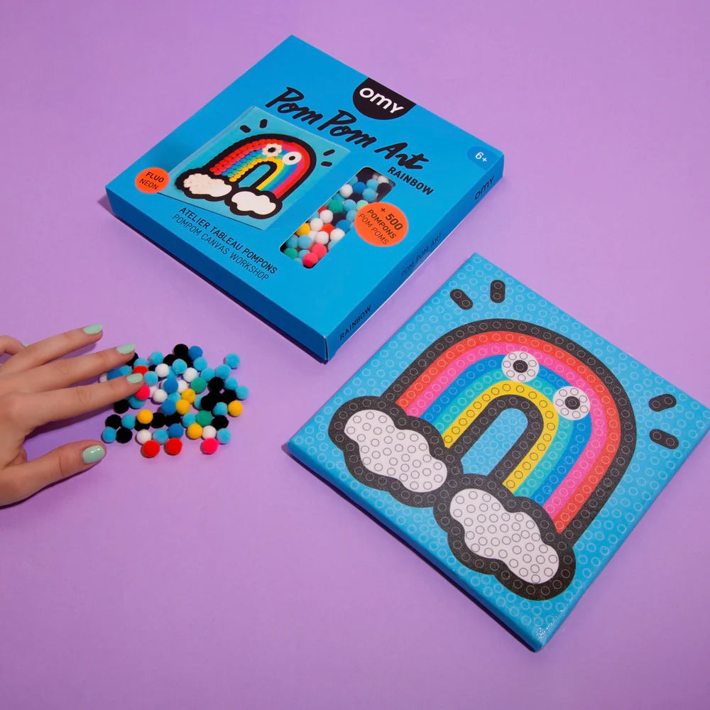 OMY Pom Pom Art - Rainbow