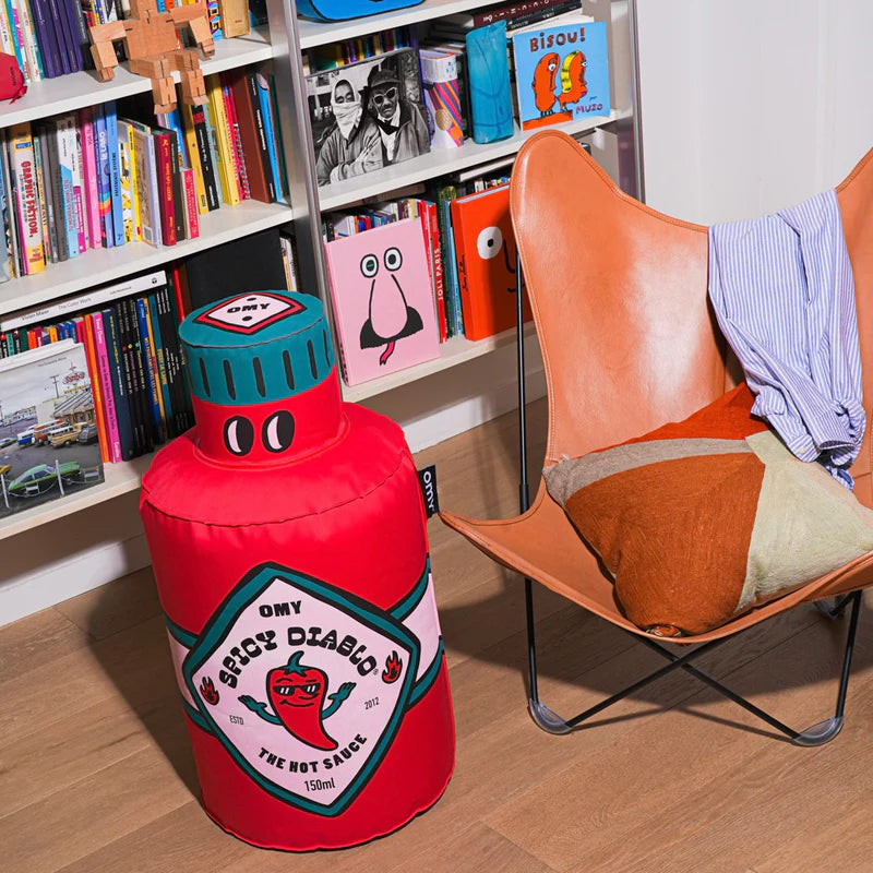 OMY Coussin géant gonflable - Spicy Diablo